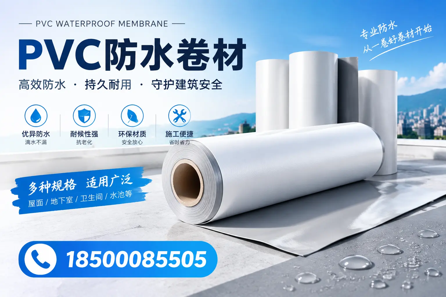 如何选择适合的PVC防水卷材?专家为您解答绍兴的需求